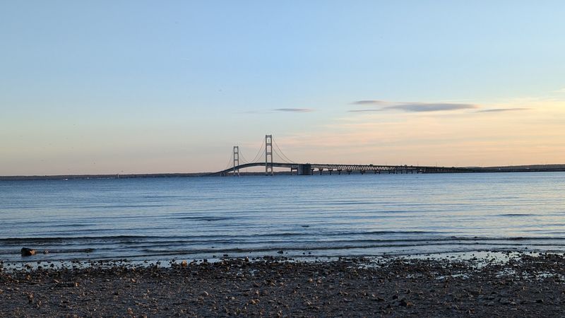 Exploring The Waterfront And Straits Of Mackinac Shoreline