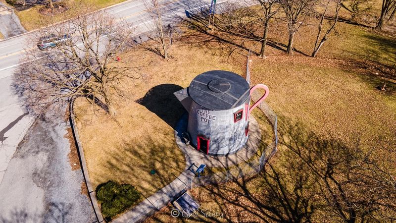 The Coffee Pot Stands A Whopping 18 Feet Tall