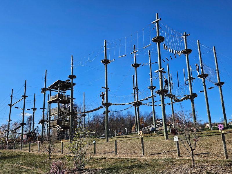 The Ropes Course And Aerial Adventure Park Push The Thrill Factor