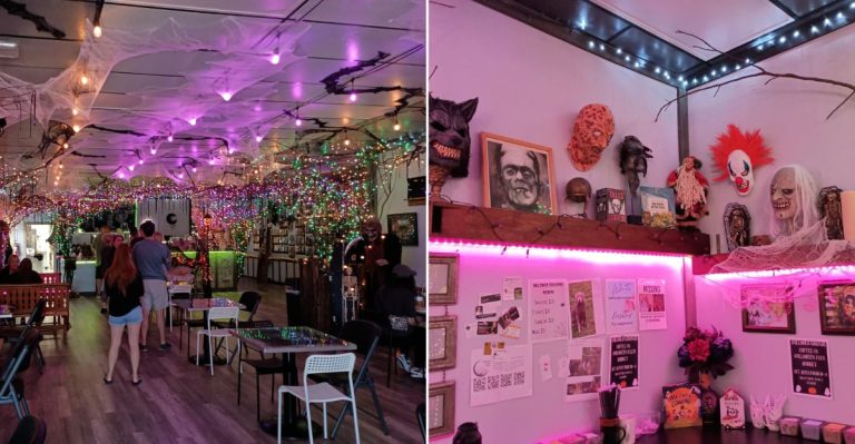 The Cozy Ohio Café That Transforms Into A Haunted Hideaway Each Halloween