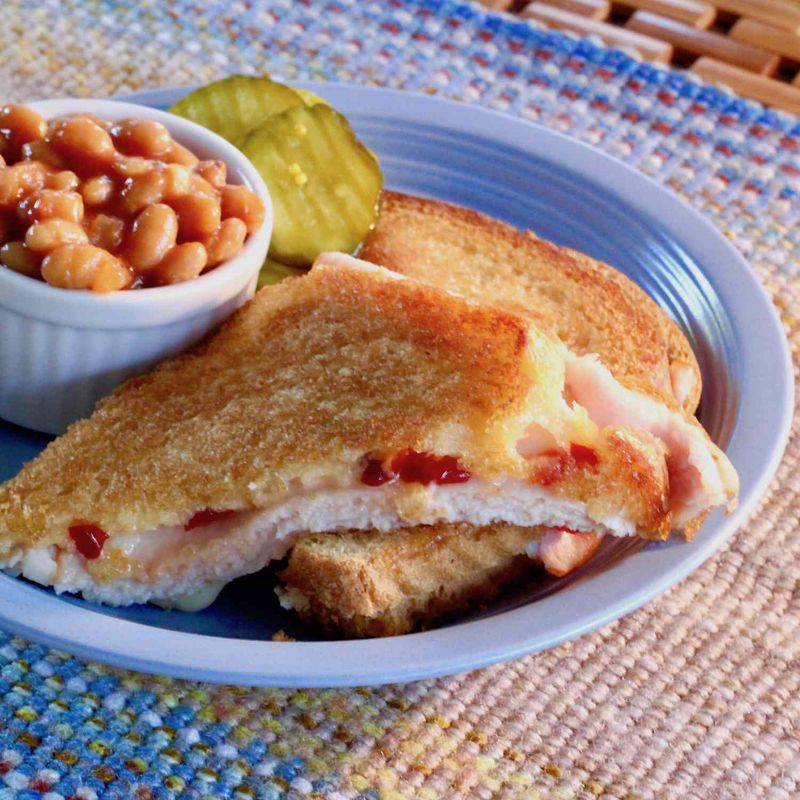 The Cheese and Ketchup Sandwich
