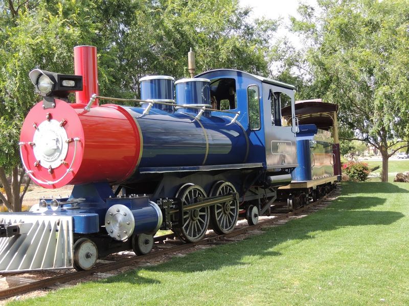 The Daisy Mountain Railroad Mini Train Ride