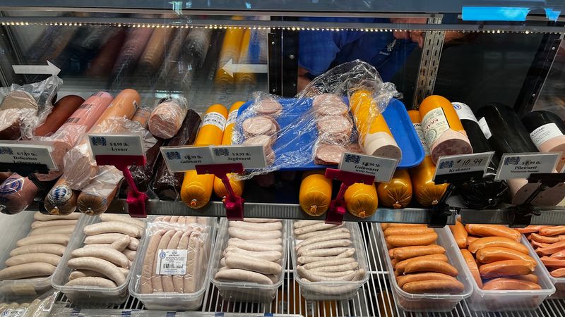 The Deli Case Reads Like A Map Of Bavaria The Deli Case Reads Like A Map Of Bavaria
