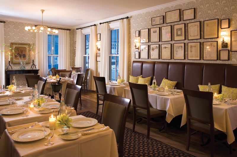 The Delmonico Room At Hotel Fauchère