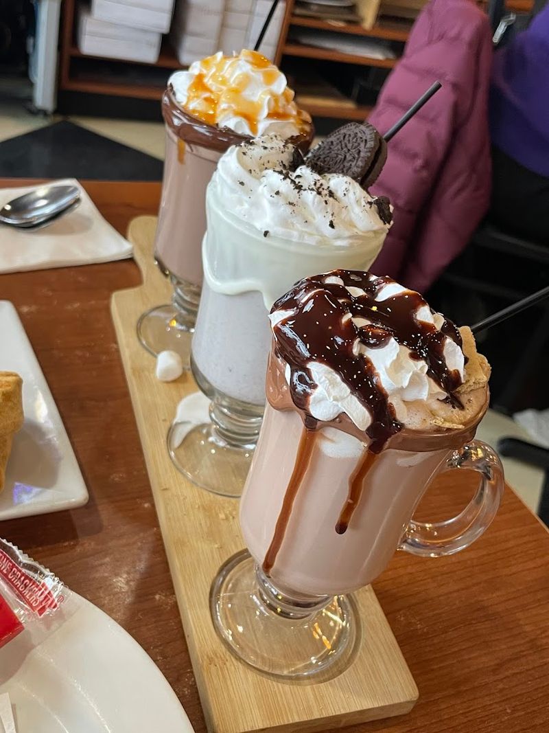 Hot Chocolate Flights and Creative Drinks