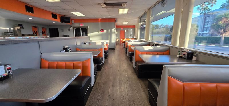 The Diner Ambiance And Interior Setting