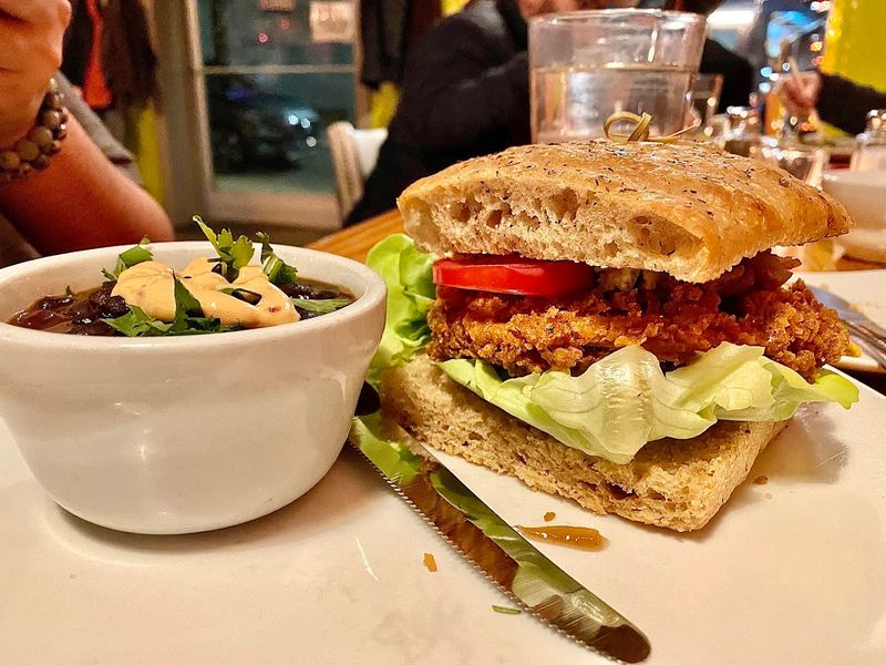 The Eastern NC-Style Vegan BBQ Sandwich Itself The Eastern NC-Style Vegan BBQ Sandwich Itself