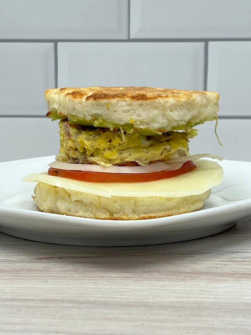 The Egg McMama Breakfast Sandwich