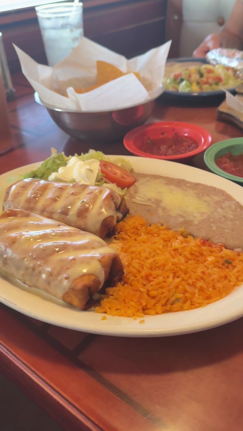 The Enchiladas Arrive Smothered And Ready For Business