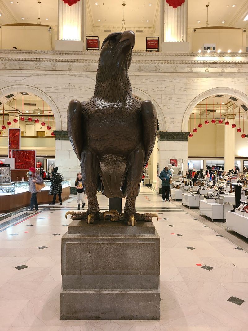 The Famous Bronze Eagle Statue