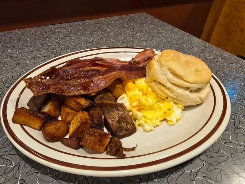 Homemade Cherry Jam and Fresh Biscuits