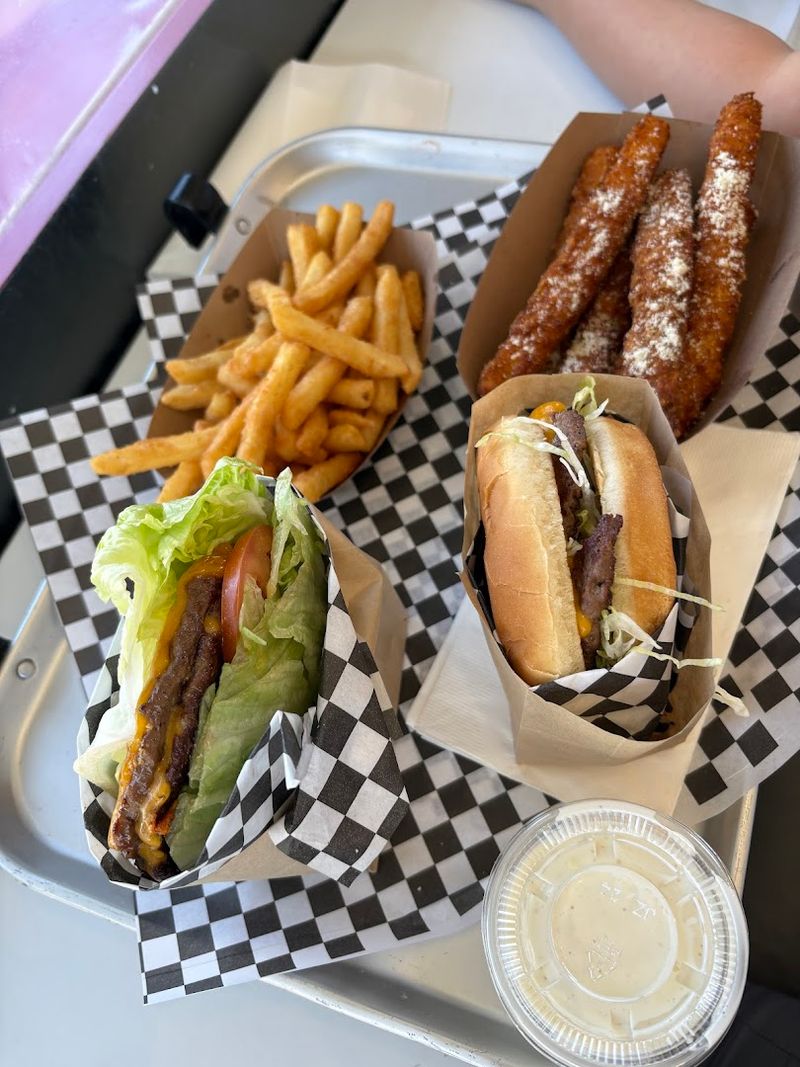 The Famous Frisco Burger Served On Toasted Sourdough