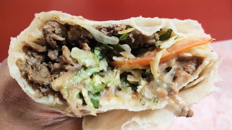 The Famous Steak Burrito