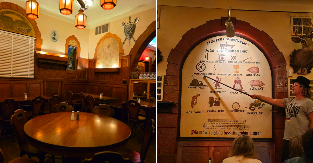 Inside the traditional Bavarian Dakota Inn