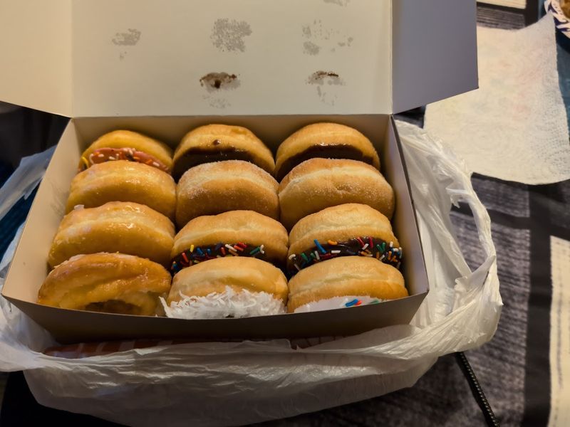 The Filled Donuts Are Generously Stuffed