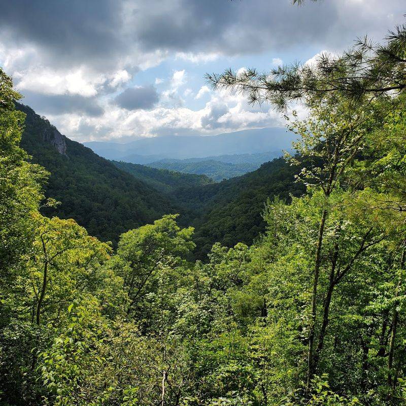 The Road Leads You Straight Into A Mountain Postcard