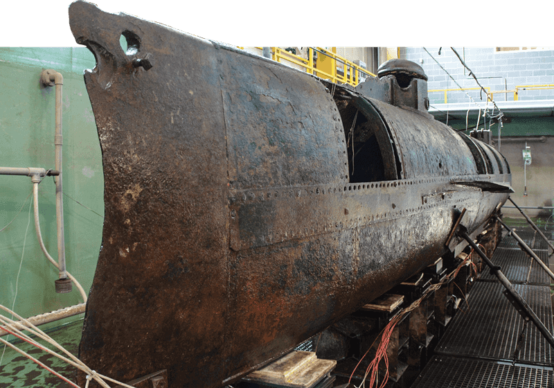 The First Submarine To Sink An Enemy Ship