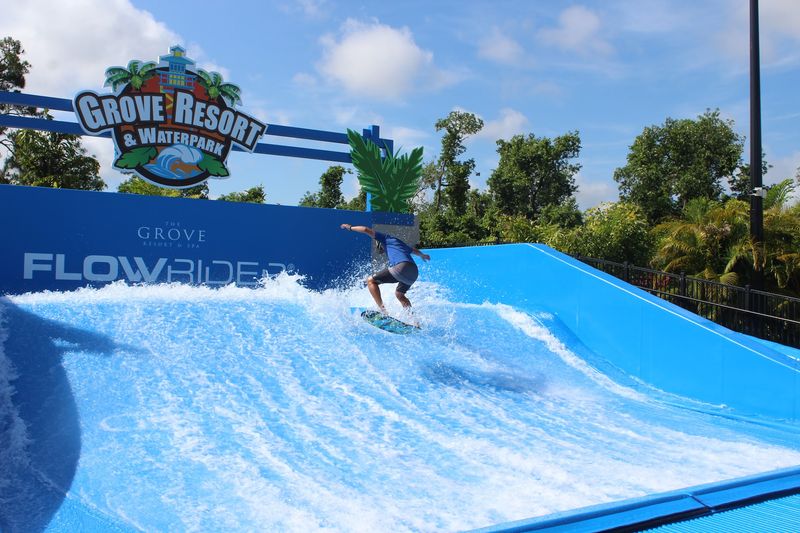 The FlowRider Surf Simulator Turns Beginners Into Show-Offs
