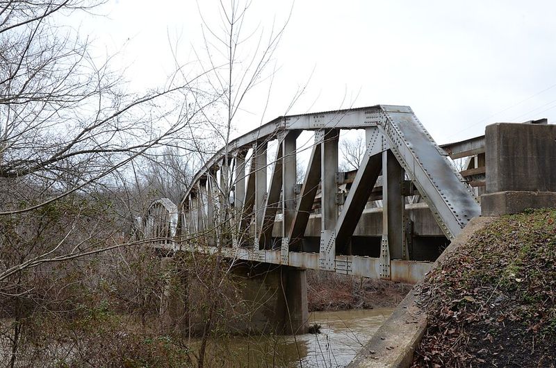 Crossing The Mulberry River At The Heart Of The Drive
