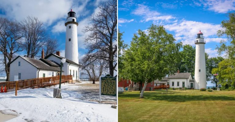 The Forgotten Michigan Lighthouse That Still Guards The Shoreline Like A Ghost
