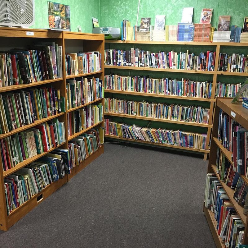 The Free Books Are Hiding Behind The Building