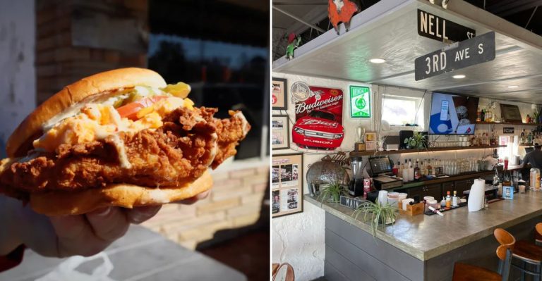 The Fried Chicken Sandwich At This Alabama Diner Is So Good, Locals Line Up Before Noon