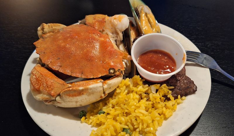 Crab At A Buffet, And It Was Actually Fresh
