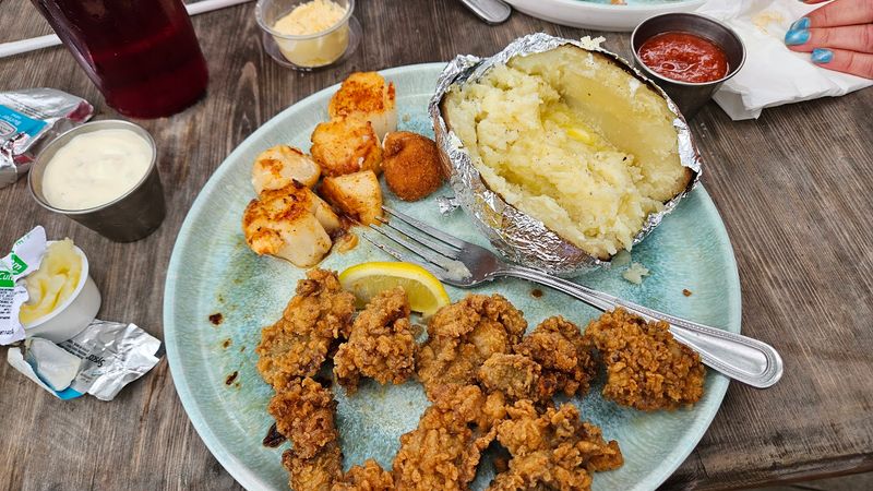 The Fried Oysters Have A Light, Crispy Breading That Sets Them Apart