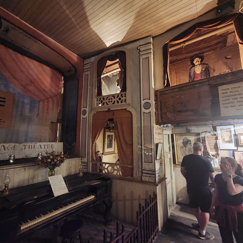 A Theatre Stage Frozen In The 1880s