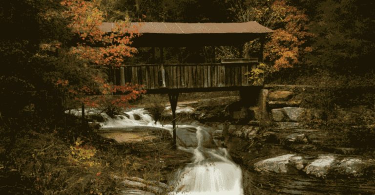 The Georgia Covered-Bridge Loop That Doubles As A Perfect Leaf-Peeping Drive