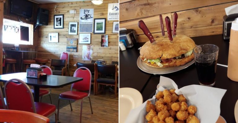 The Giant Cheeseburger At This Iconic Washington Spot Has People Flocking From Miles Away