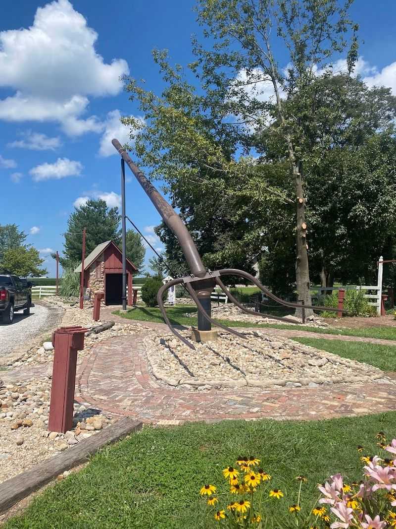The Giant Pitchfork Out Front