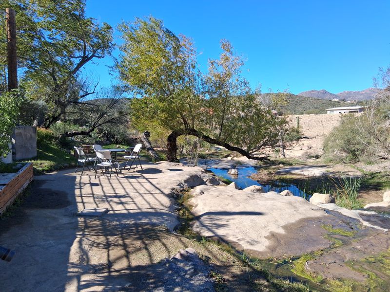The Outdoor Oasis With Waterfalls And Creek