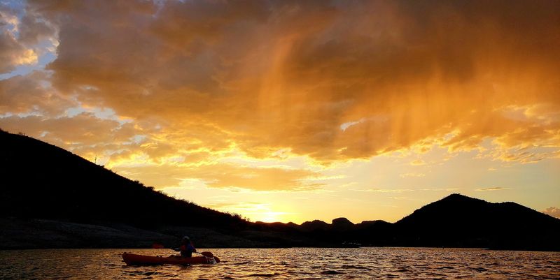 The Glow Paddle After Sundown