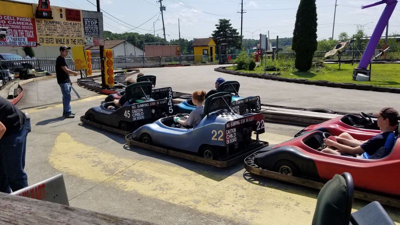 The Go-Kart Ride Experience Itself The Go-Kart Ride Experience Itself