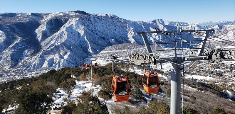 The Gondola Ride Itself: Suspended Over A Colorado Gorge The Gondola Ride Itself: Suspended Over A Colorado Gorge