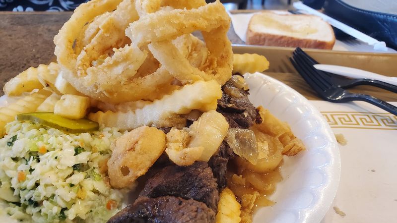 The Hamburger Steak Is The Star Of The Menu