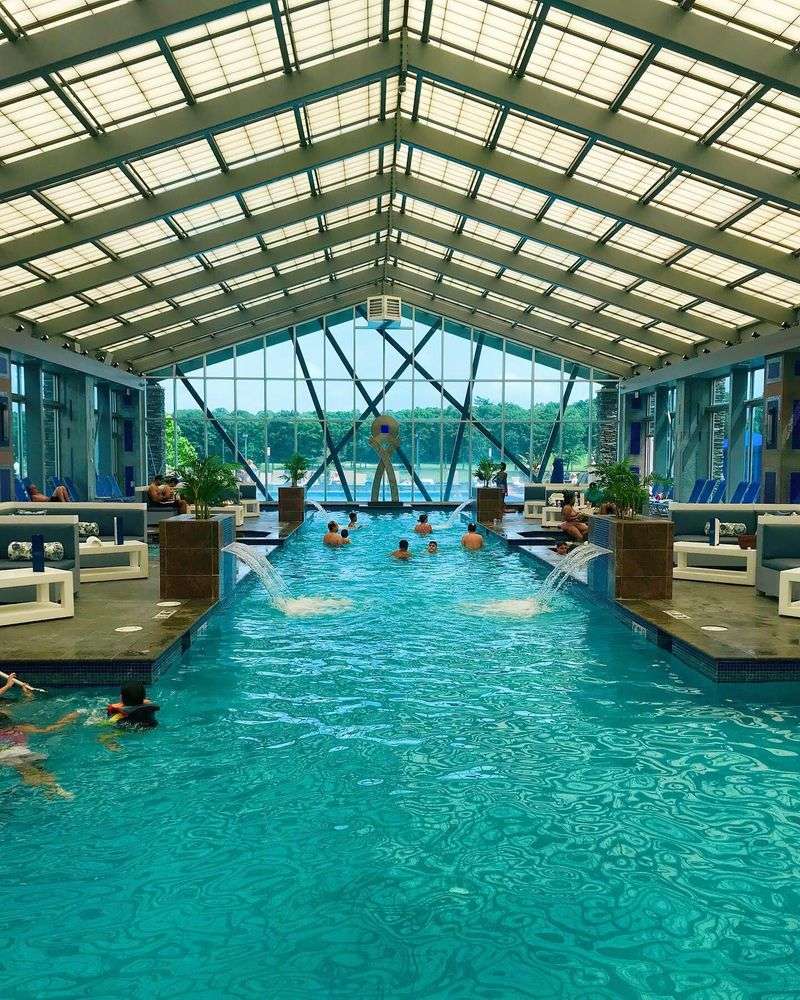 The Heated Indoor-Outdoor Pool Everyone Talks About