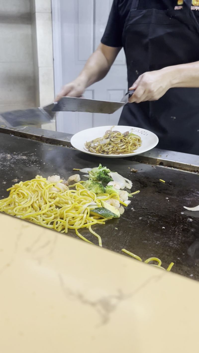 The Hibachi Station Brings Extra Energy The Hibachi Station Brings Extra Energy