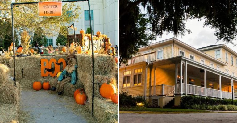 The Hidden Florida Town That Becomes A Halloween Paradise After Sunset