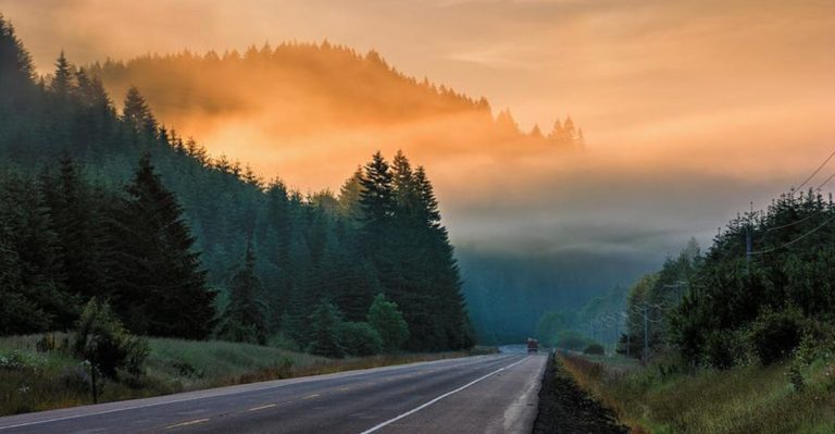 The Hidden Oregon River Town Where Every Morning Starts With A Foggy Sunrise