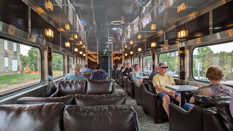 Beautifully Restored 1950s Passenger Coach Cars