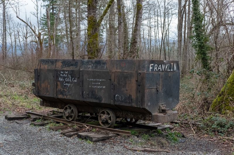 The Historic Coal Cart At The Fork