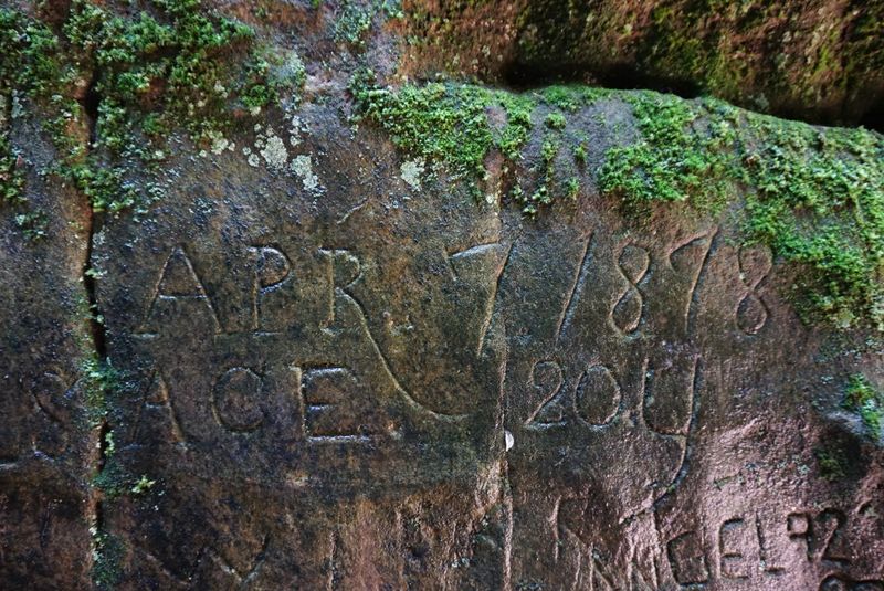Rock Carvings Dating Back To The 1800s