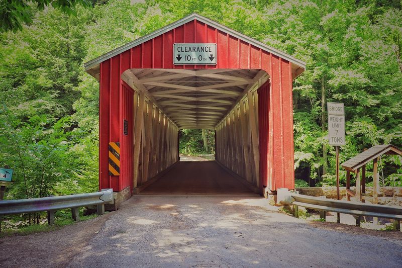 A Covered Bridge You Can Actually Drive Through