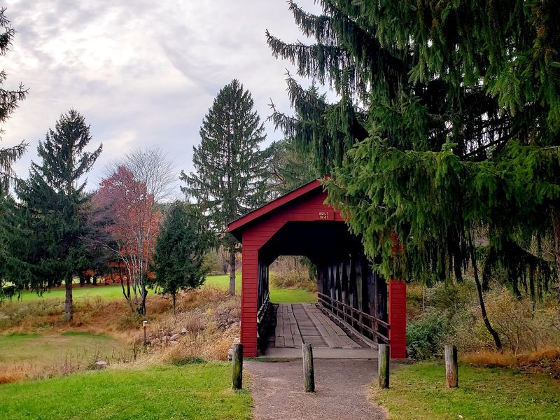The Historic Harrity Covered Bridge The Historic Harrity Covered Bridge