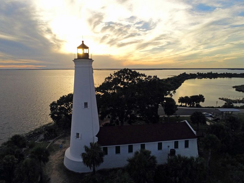 The Historic St. Marks Lighthouse Beckons