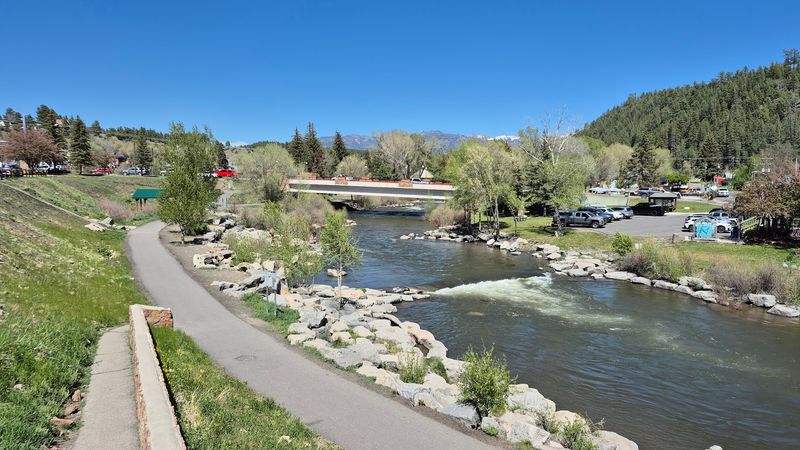 The San Juan River Running Right Through The Park