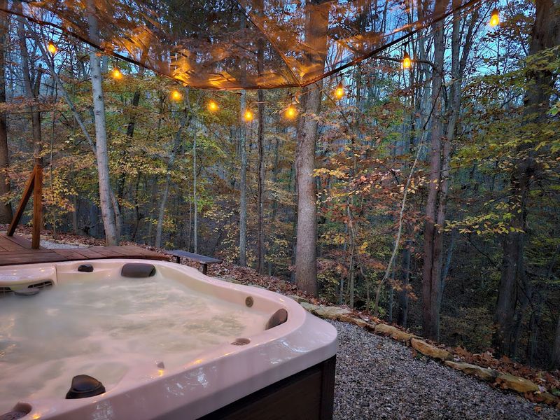 The Hot Tub, The Stars, And The Night Sky The Hot Tub, The Stars, And The Night Sky