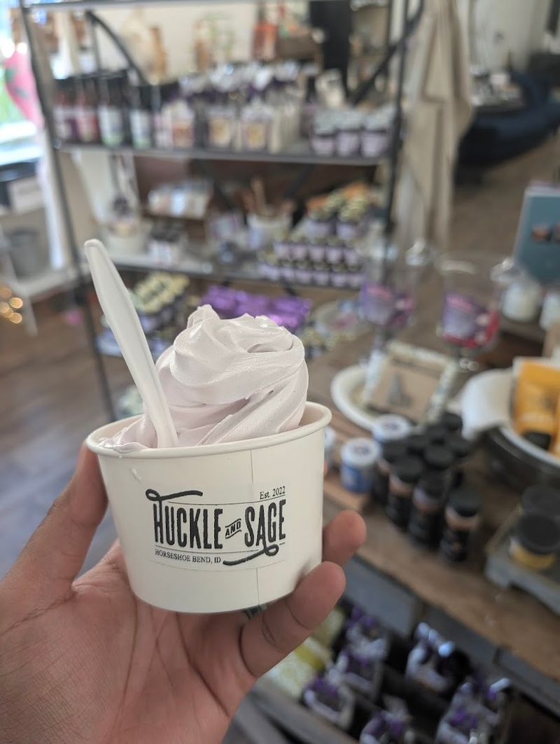 The Huckleberry Soft Serve 
